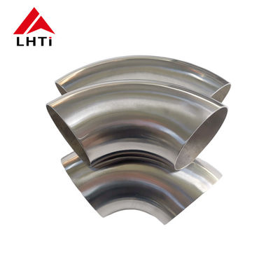 Goede prijs Lange straal Titanium Elbow 45 graden / 90 graden Titanium Pipe Elbow online