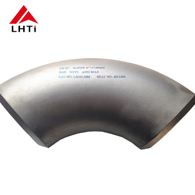 Goede prijs Titanium koolstof super duplex roestvrij staal buis fitting Sch 40 4 inch 90 graden elleboog online