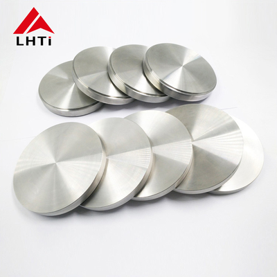 Polished Titanium Disc Custom Diameter 150mm - 1300mm Silver Finish