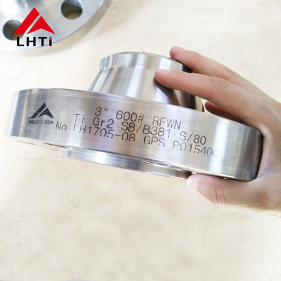 Goede prijs Ti Gr5 Gr7 Titanium lashalsflens ASME B16.5 Klasse 150 WN Flens lashals opgeheven gezicht voor de chemische industrie online