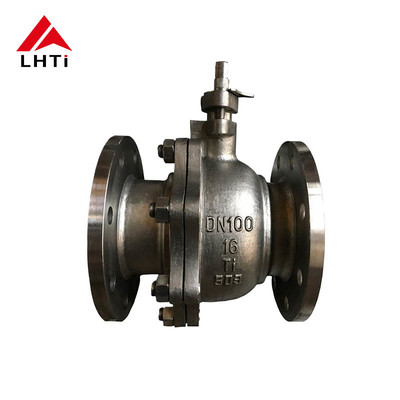 Goede prijs American Standard 2 Way Lightweight Titanium Alloy Ball Valve Gr2 DN 50 Class 150-600 voor industrieel gebruik online