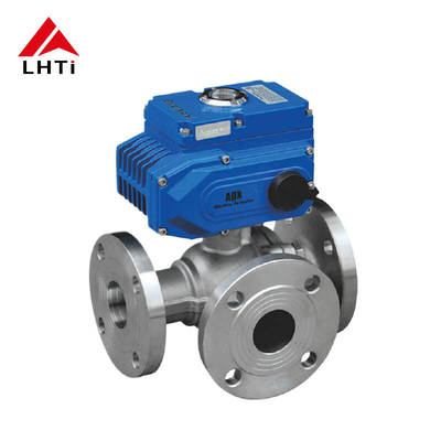 Goede prijs Elektrische driewegbalk ASME B16.34 Titanium 2 Ball Valve TA1 Gr1 PN 16 Marine Engineering online