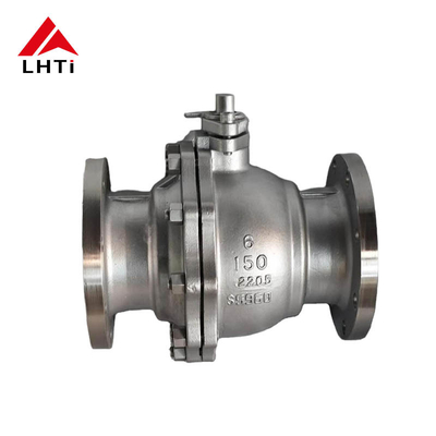 Goede prijs ANSI B16.34 Titanium Gr2 Gr5 PN16 Flangenbalk voor de chemische en elektriciteitsindustrie DN10-DN200 online