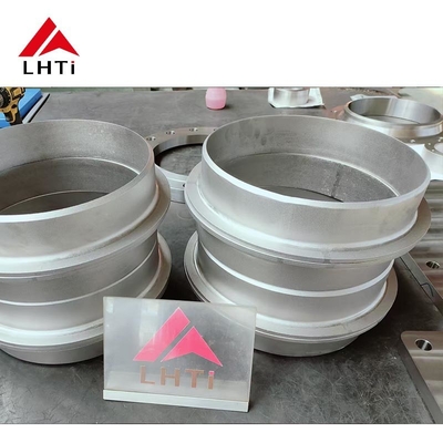 Goede prijs DIN86030 Titanium Hubbed Slip On Flanges Flat Flange RF FF Geheven gezicht Ti Gr 2 Gr5 Gr7 online
