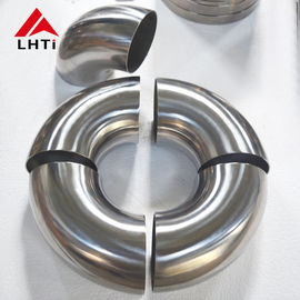 Goede prijs opgepoetst 2“ 3“ 4“ gr2 45 gr. 90 gr.-putte de titaniumelleboog pijpmontage uit online