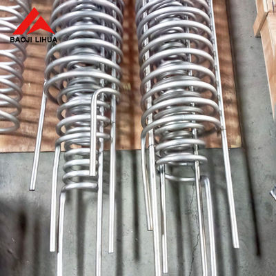 Goede prijs De Buisrol Naadloze ASTM B338 van het Warmtewisselaar Zuivere Titanium online