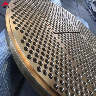 Goede prijs Van het het Titaniummateriaal van ASME B265 het Titanium Tubesheet voor Warmtewisselaar online