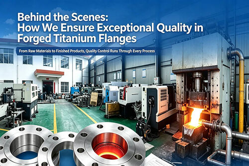 Laatste bedrijfsblogs Behind the Scenes at Lihua titanium: How We Ensure the Exceptional Quality of Forged Titanium Flanges