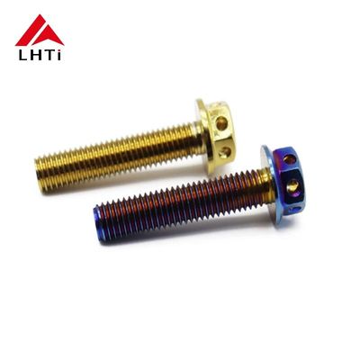 Goede prijs Aangepaste Titanium Zeskantbouten Moeren 1,0 mm Spoed 5 mm-500 mm Lengte online