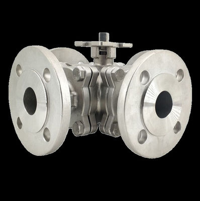 Goede prijs Duurzame handmatige vierrichtings titanium kogelkleppen Gr1 en Gr2 8-inch klasse 150 DN 15-250 Voor watervoorziening online