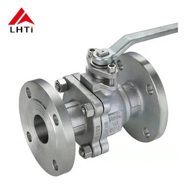 Goede prijs Titanium TA1 TA2 TA10 Gr2 Gr3 Floating Ball Valve Flanged End Connection voor azijnzuurstroom online